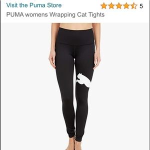 Puma wrapping cat tight black/white size medium